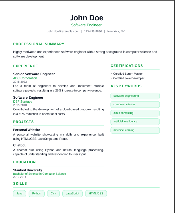 Modern Green